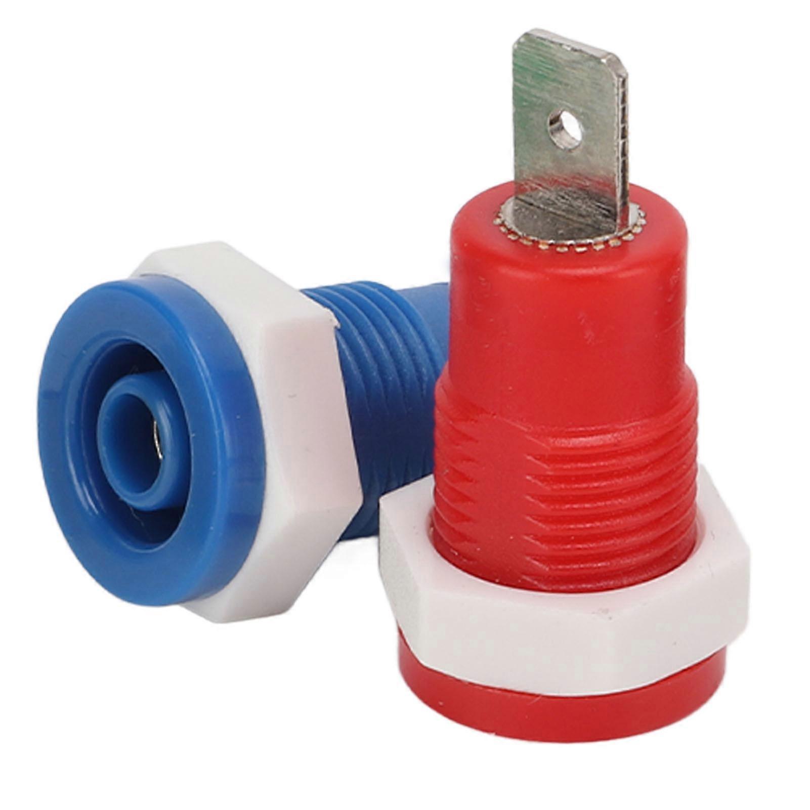 Banana Socket 4mm Good Electrical Conductivity Stable Transmission Connector Terminals for Industrial Equipment