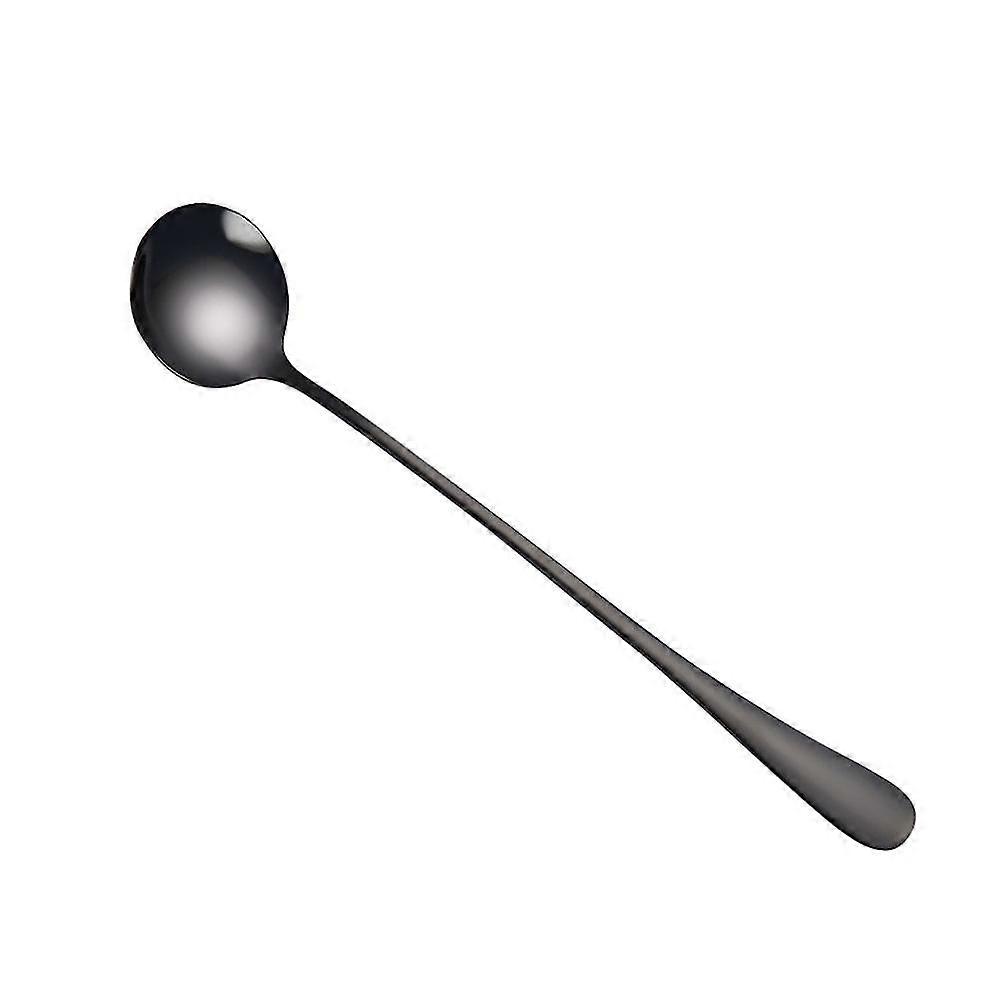 Colorful Spoon Long Handle Spoons Flatware Coffee Drinking Tools Kitchen Gadget