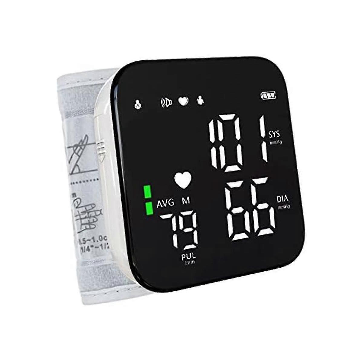 Handled, Handledsblodtrycksmanschett, Röstsändning, Blodtrycksmaskin