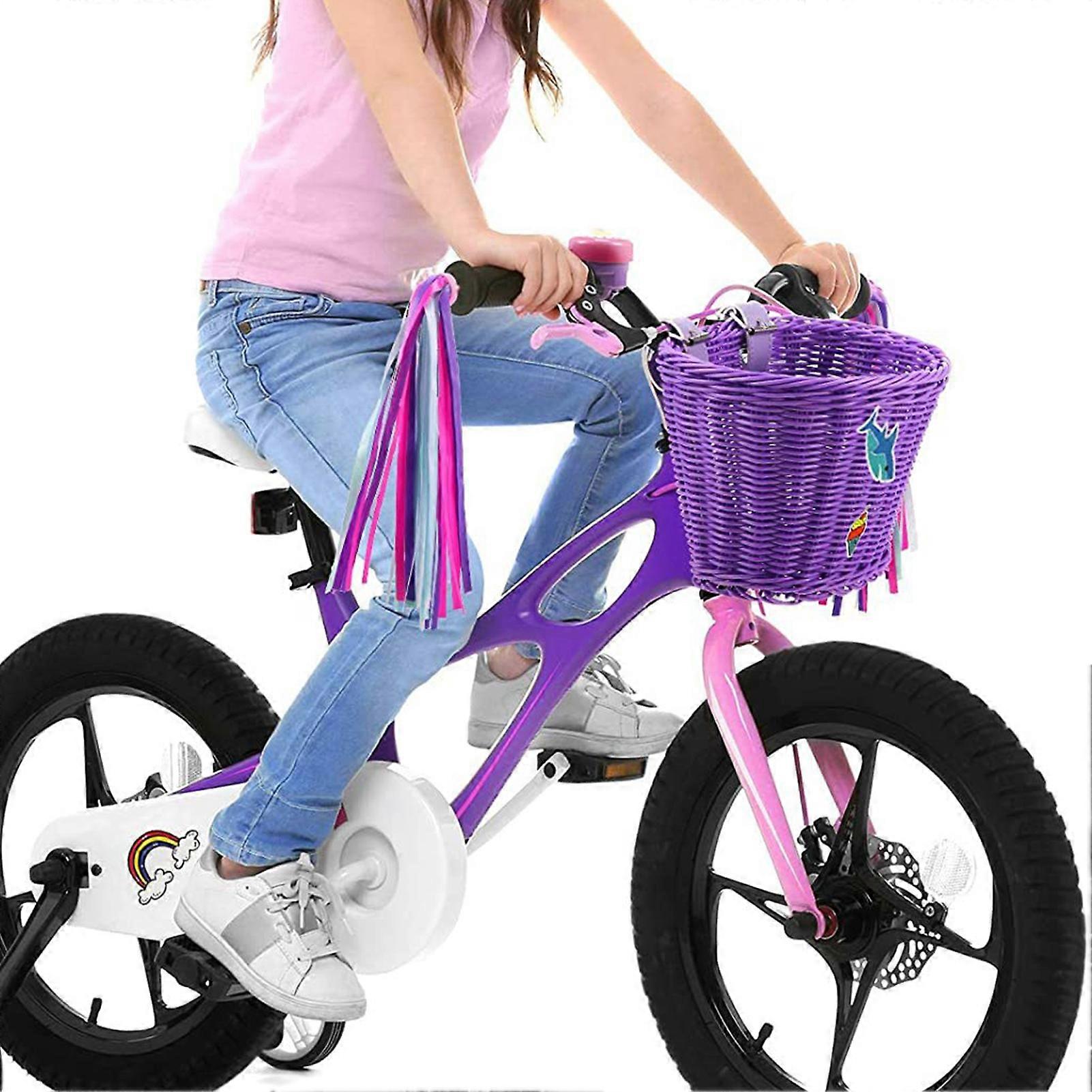 Kaesi 1 Set Bicycle Basket Multifunctional Detachable Cute Sturdy ...