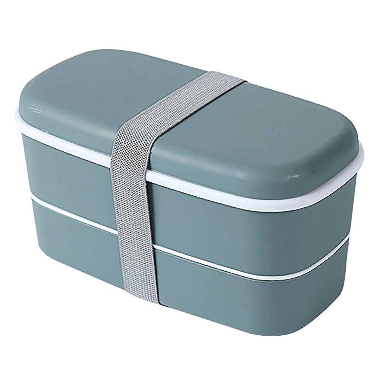 Food Container 2 Layer Heat Resistant Microwaveable Safe Multifunctional Food Container for Outdoor KAESI