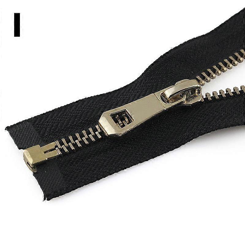 1PC Sewing Material Metal Zipper 55/65/75cm 5# Open-end Auto Lock Use For Clothes Platinum Plating