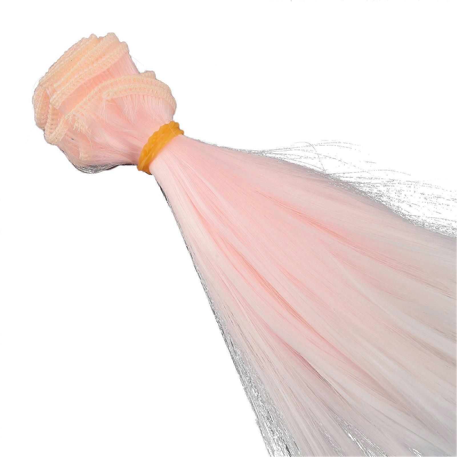 Ball Jointed Doll Wig Pink Blue Gradient Long Hair Row Piece Supplies Soft 30cm High 1m Long Model 92 Water Ripple Curl