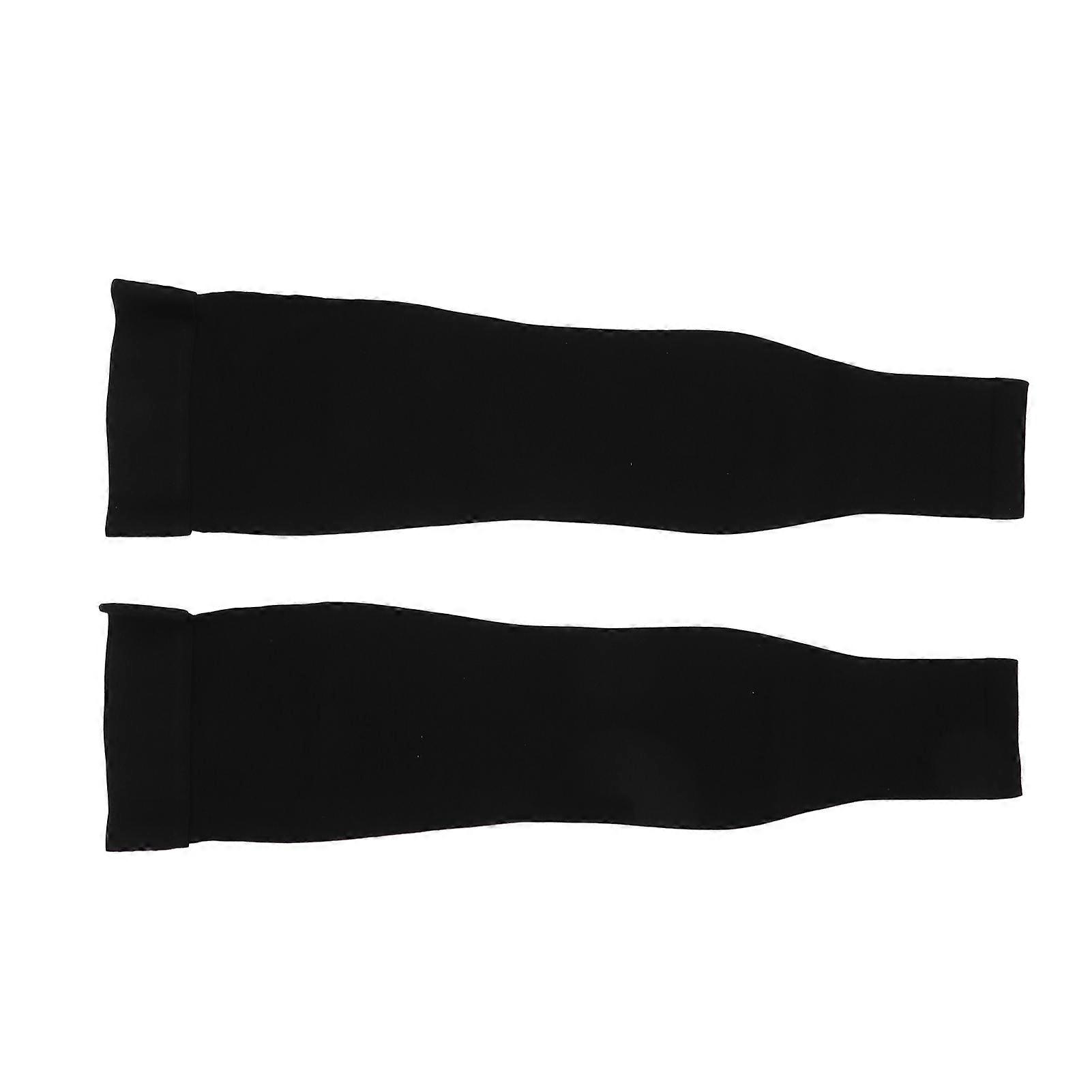 Thigh High Compression Stockings 2332 MmHg NonSlip Toeless Long Leg Sleeves for Women(L )