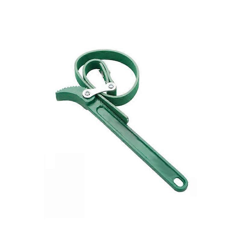 Oil Filter Strap Wrenches Adjustable Belt Strap Wrench Rubber Band Wrench with 9 Inch Long Handle Universal Non-Slip Belt Wrench for Opening Filter1pc