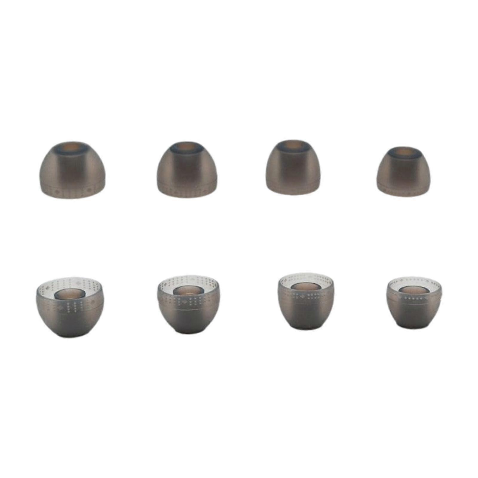 4 Pairs Earbud Tips Soft Silicone XS/S/M/L for in Ear Headphones Comfortable