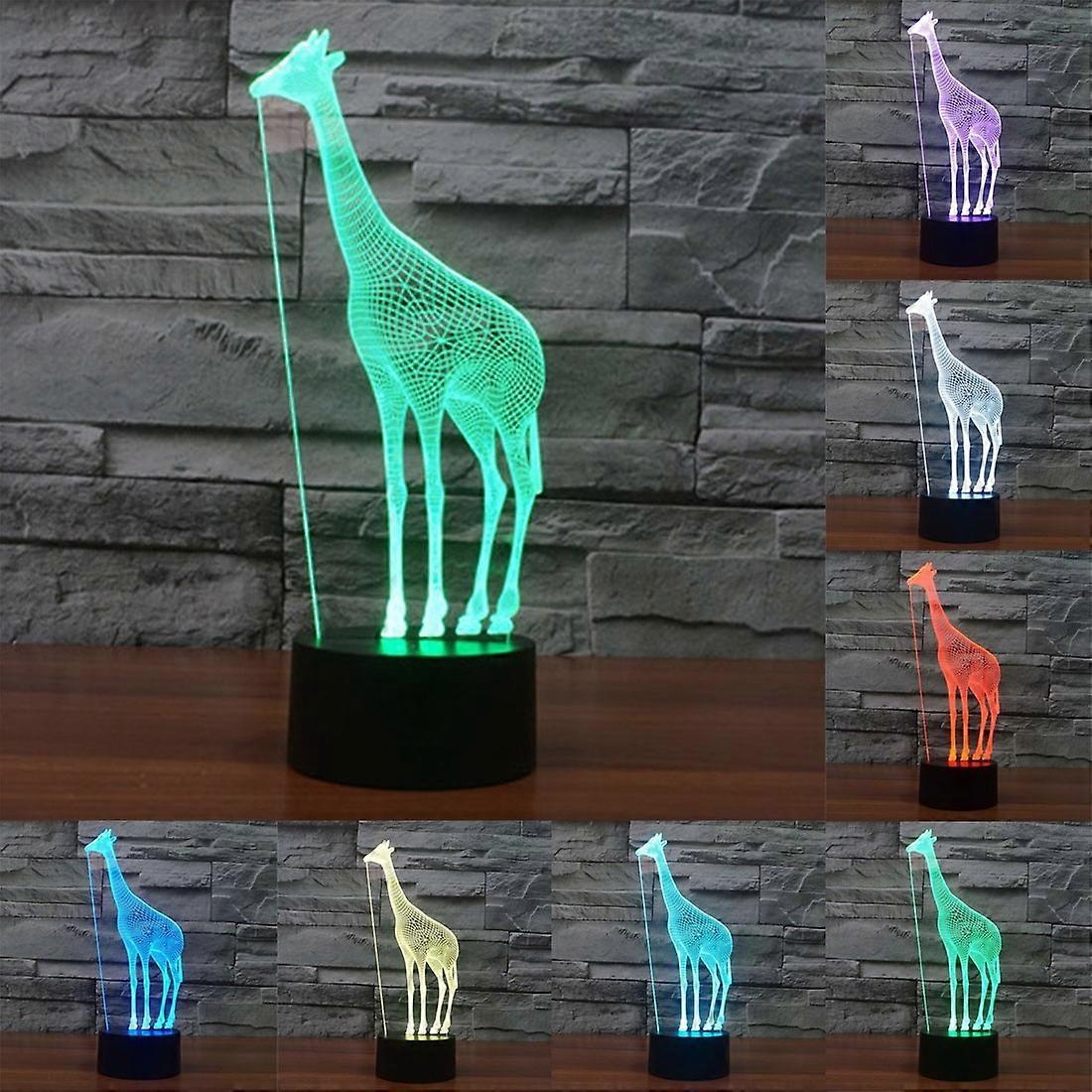7-Colors 3D Acrylic LED Night Light