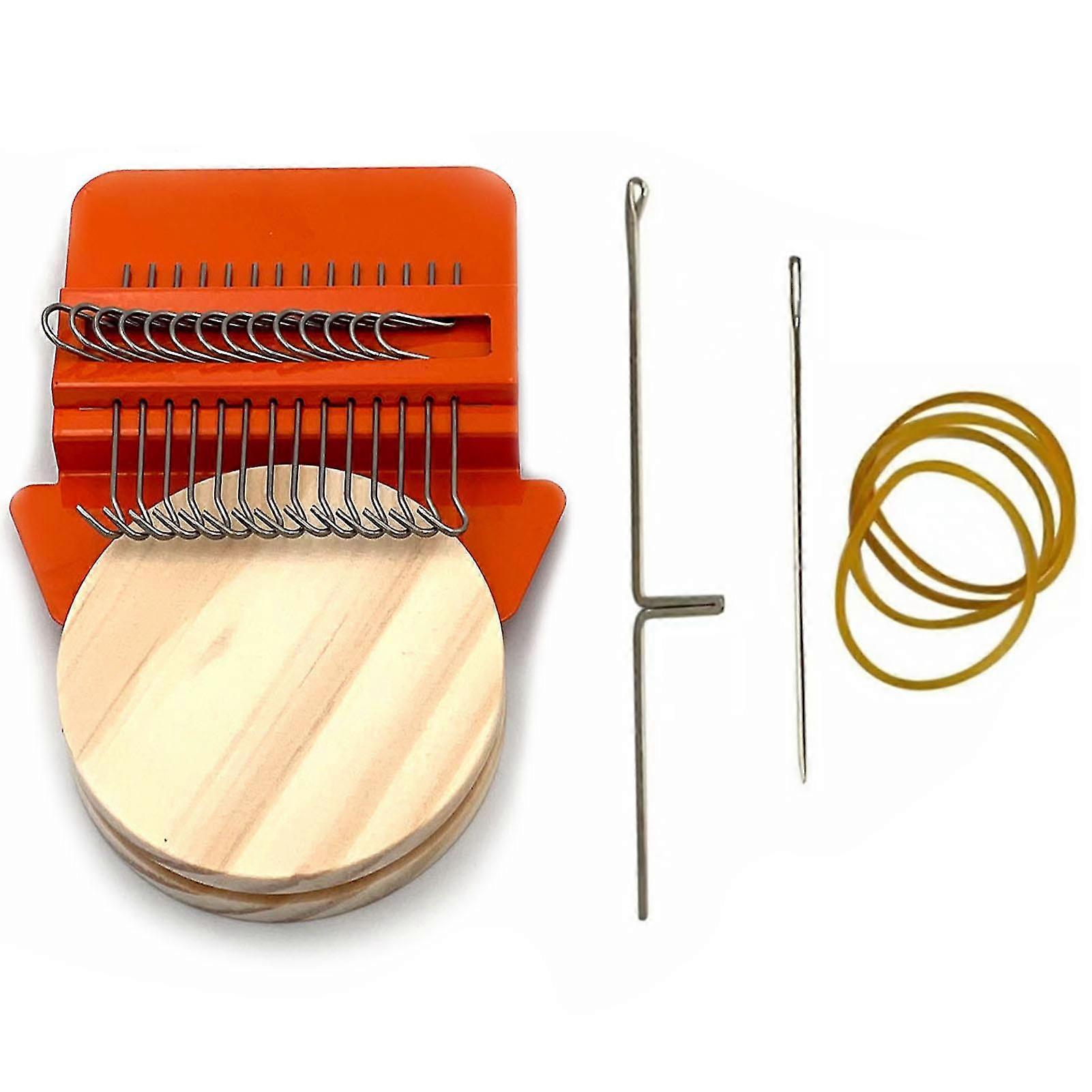 Mini Darning Loom Portable Small Weaving Machine for DIY Artful Patterns