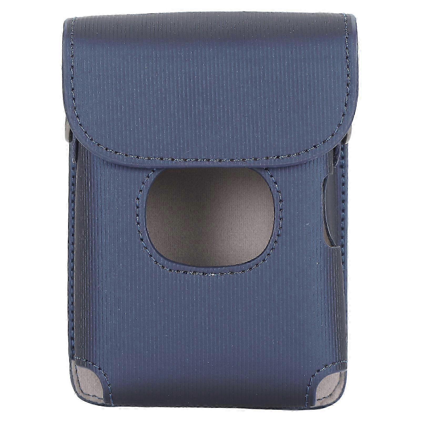 Smartphone Printer Hard Case Shockproof Mini Printer Travel Bag with Shoulder Strap for Instax Mini Link 2 Mini Link Dark Blue