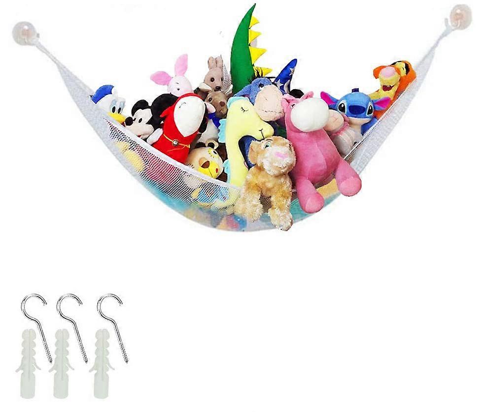 Toy Hammock - Neat Storage Net for Stuffed Animals - Cuddly Toy Organizer