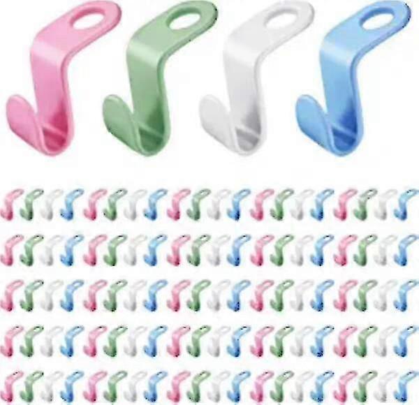 160pcs Clothes Hanger Connector Hooks Extender Clips