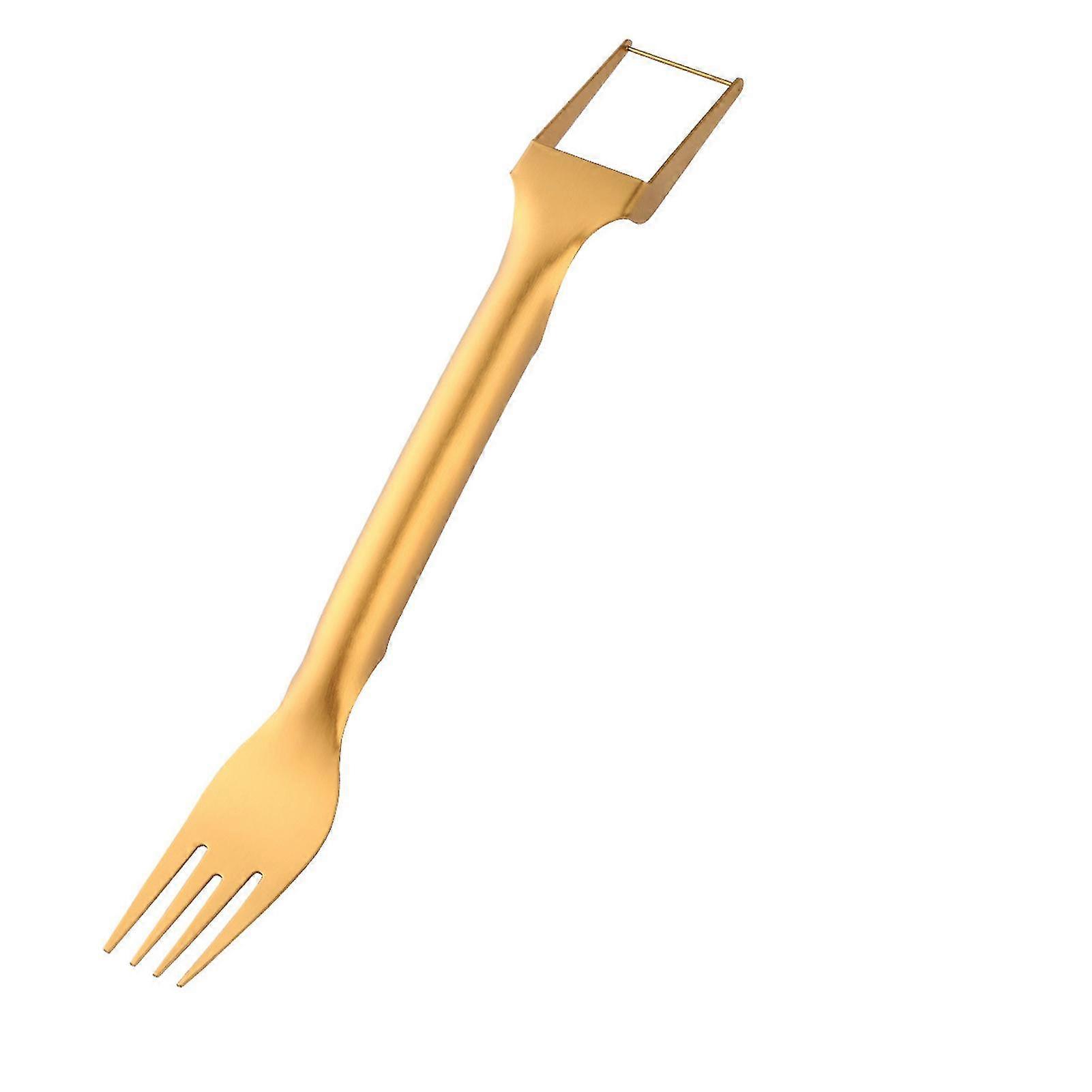 Handheld Watermelon Cutter with Fork Time-Saving Sturdy Fruit Cutter for Summer Parties