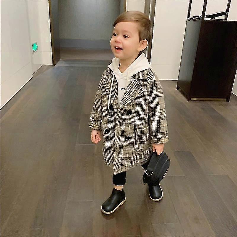 Children Wool Coat For, Autumn & Winter Overcoat