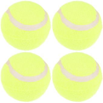 4pcs Haustier Trainingsbälle Hund Tennisbälle Haustier Übungsspielzeug Hund Wurfbälle