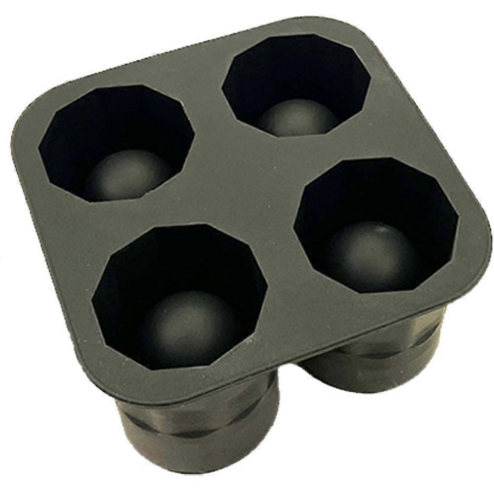 Mold for  Whiskey Ice Tray  4 Nice  round Ice Cups