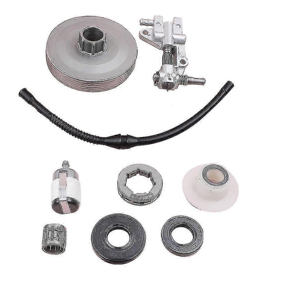 45 45cc 4500 52 52cc 5200 58 58cc 5800 Husqvarna Chainsaw Oil Pump Pam Minyak Hitam I2862759794
