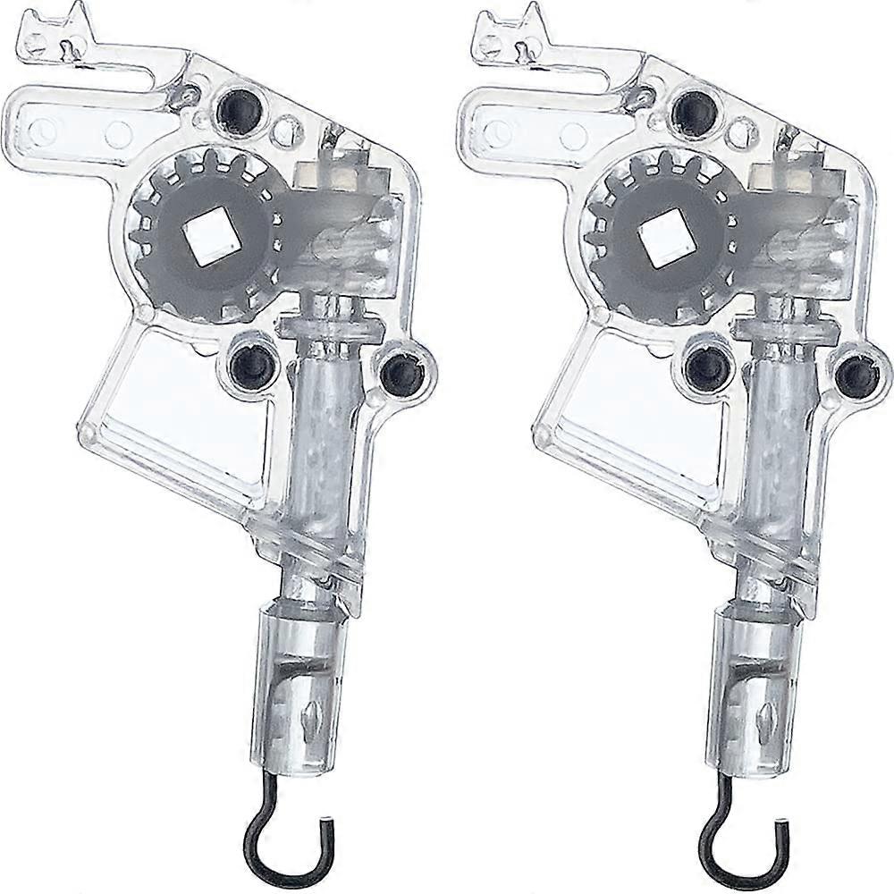 Wand Tilter for 2" Low Profile Horizontal Blinds Tilt Mechanism Hook Connection with Square Shaped Gear Low Rail Blinds Accessory(2pcs, white)