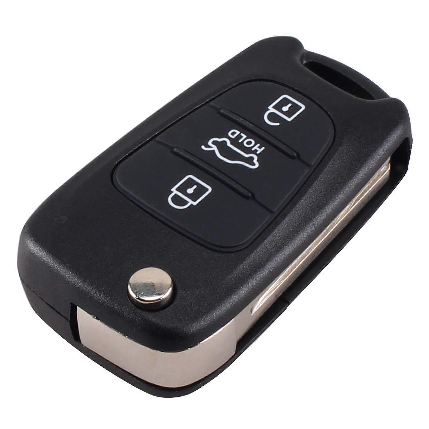 3 Buttons Flip Folding Remote Key Case for I20 I30 I35 IX20 IX35