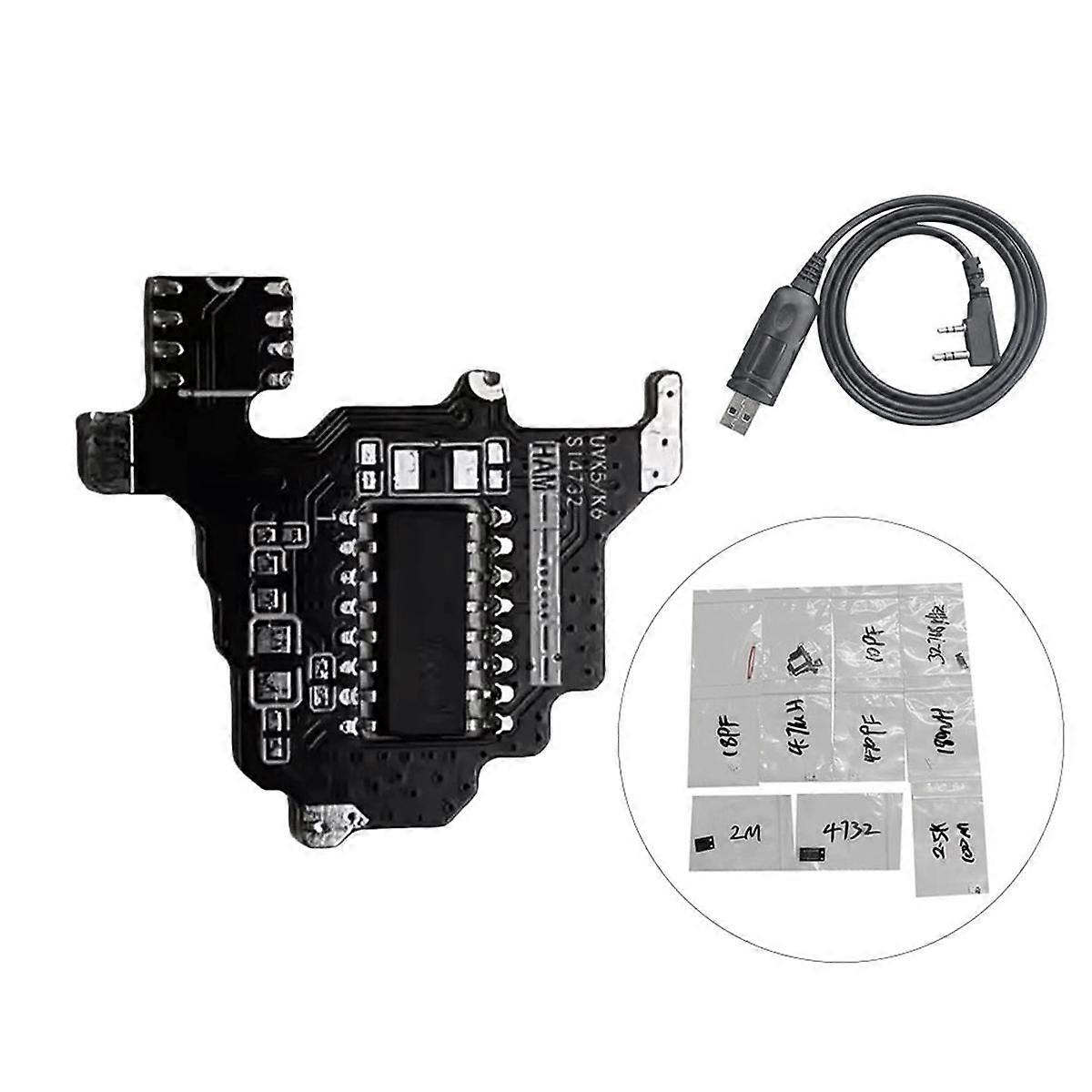 SI4732 Shortwave Radio Module+USB Programming Cable for UVK5/UVK6 SI4732IC+2M Capacity Expansion