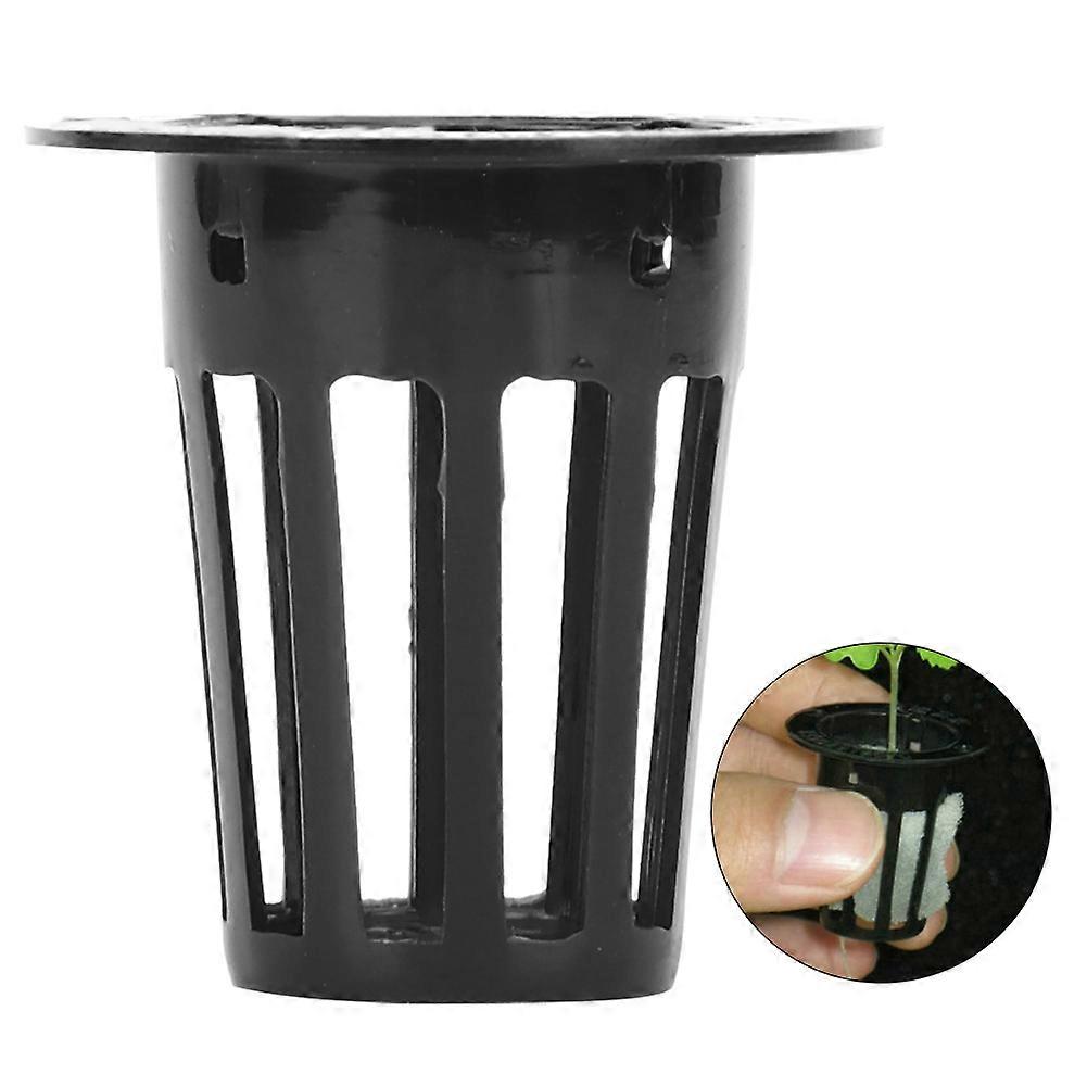 Hydroponics Mesh Pots for Soilless Cultivation 100Pcs Greenhouse Flower Growing Baskets