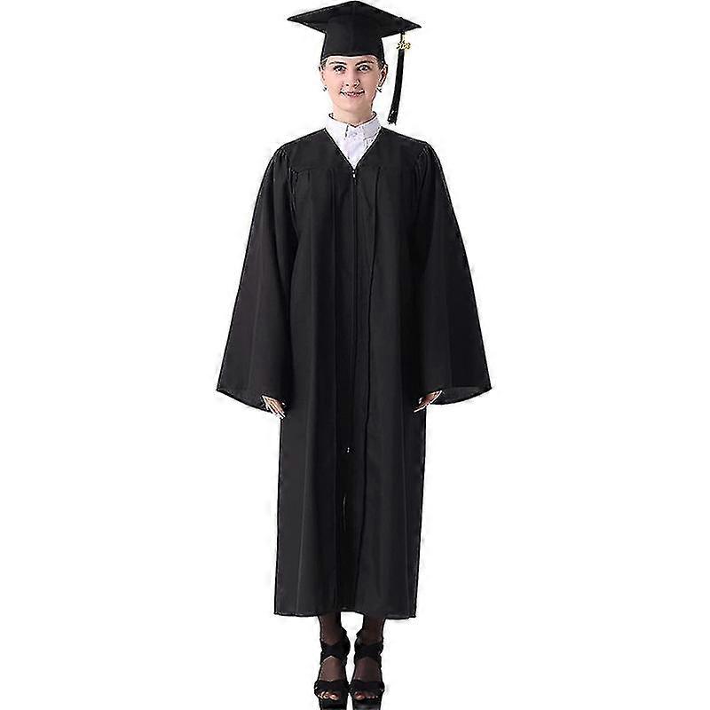2023 Matte Graduation Cap and Gown Set Bulk with Tassel