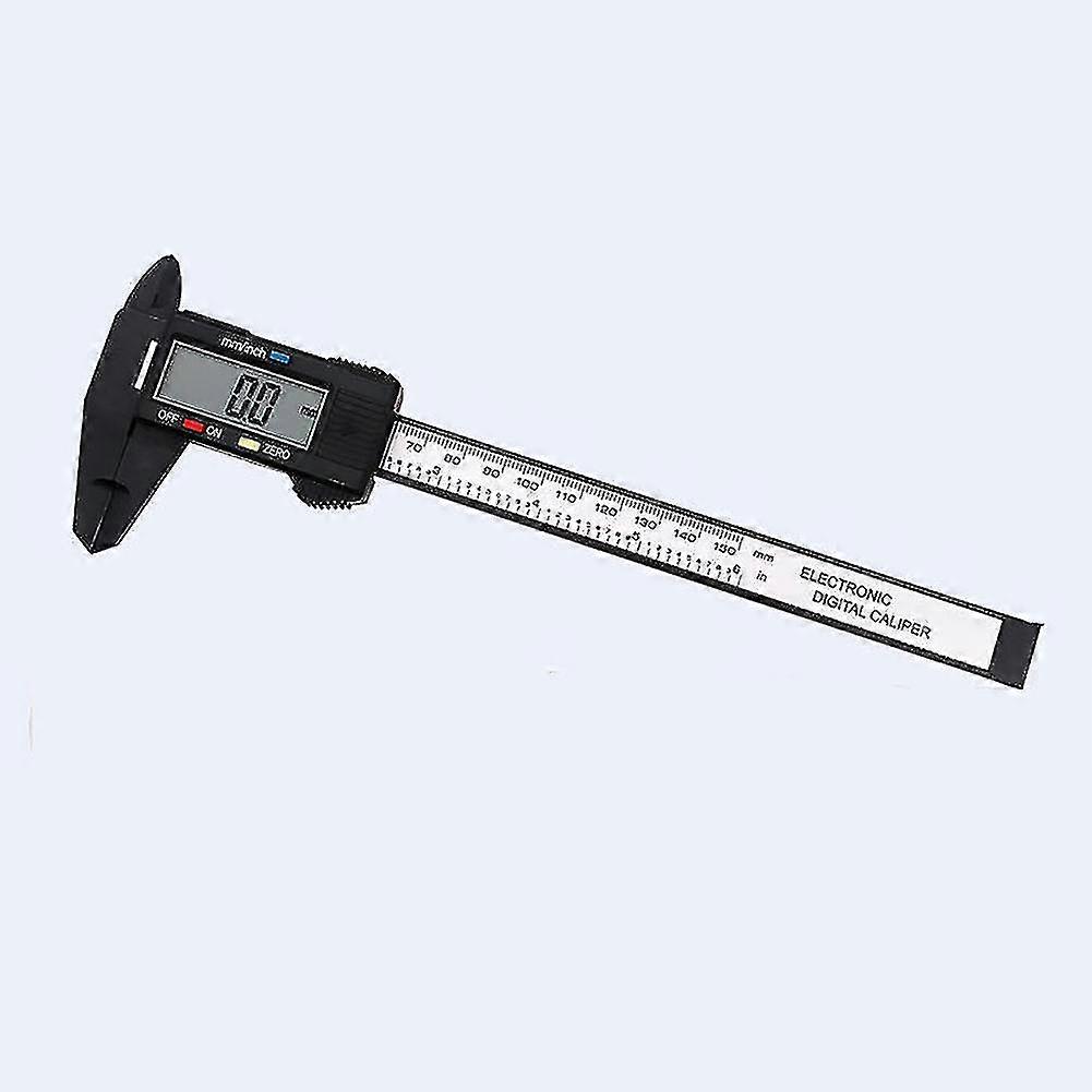 Digital Caliper 0-6 In/0-150 Mm Conversion With Large Lcd Screen Plastic Electronic Vernier Caliper Measuring Tool