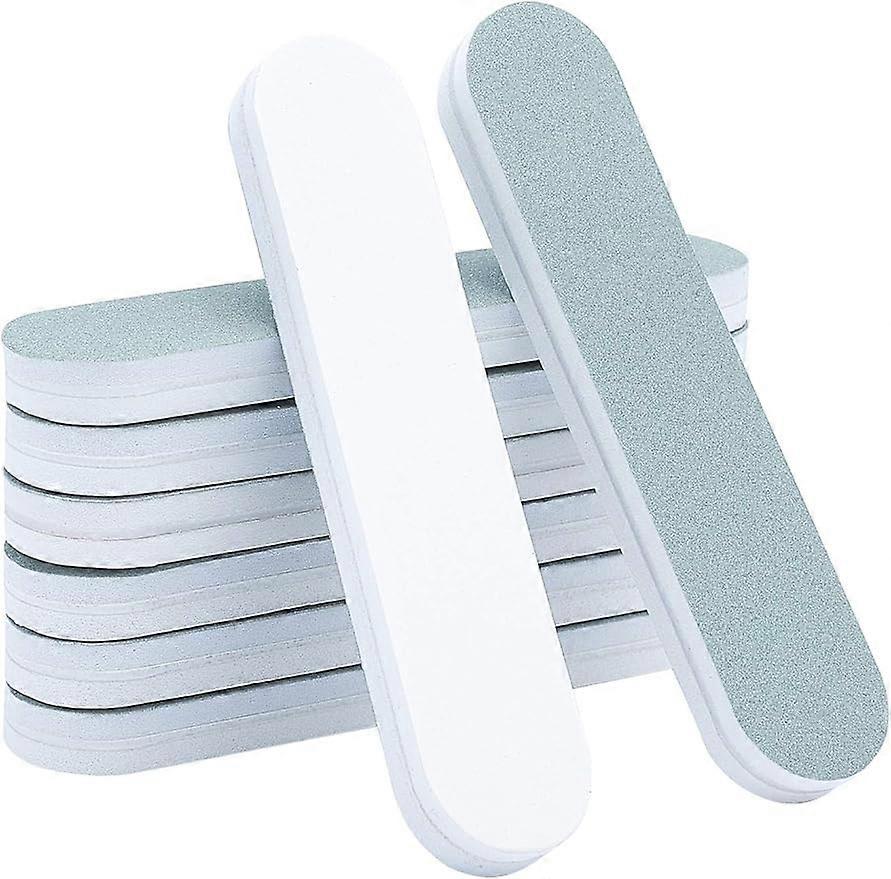 60pcs Rectangle Plastic Silver Polishing Stick Double-Sided Cleaning Buffing Bars for Jewelry