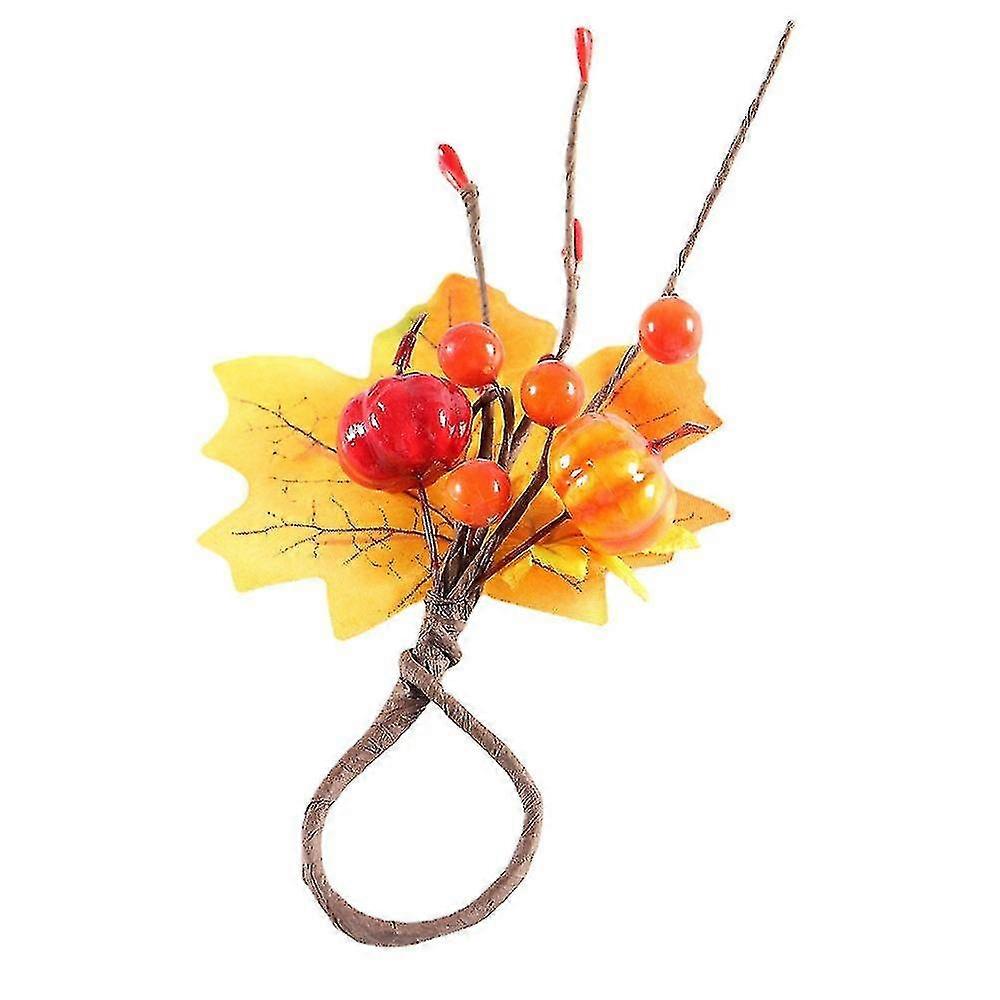 6 stk Gresskar Ring Holder Thanksgiving Halloween Gresskar Ring Høst Gresskar Ring