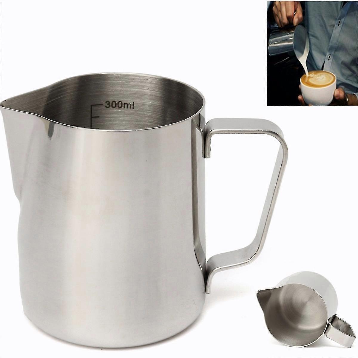 Pichet de café au lait en acier inoxydable Latte Espresso Moussage Balance Pot 350Ml 2021