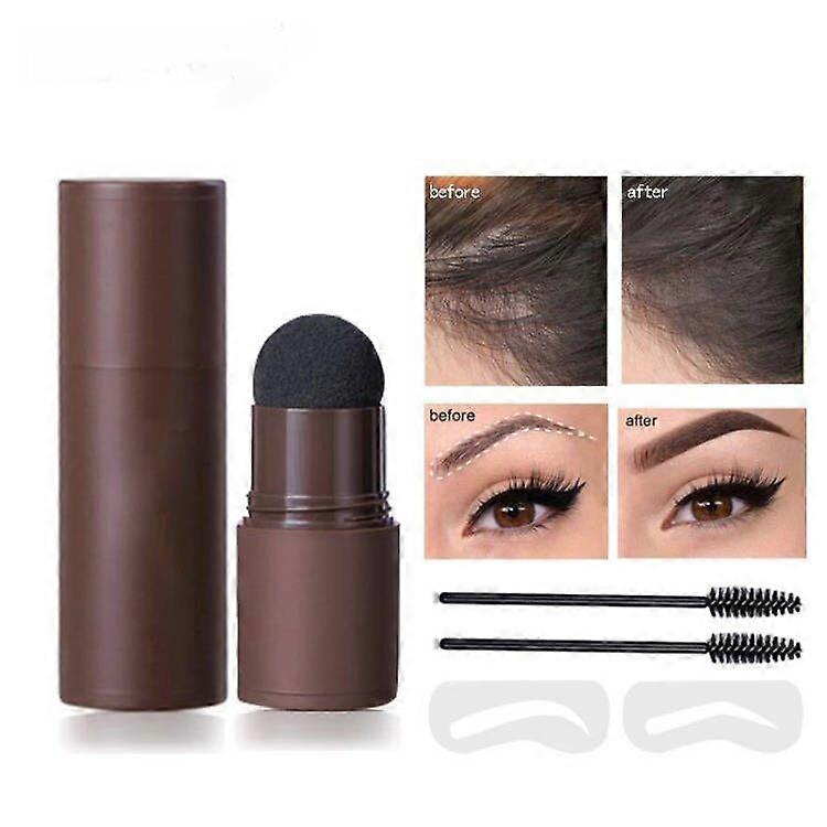 Eyebrow Stamp Shaping Kit Reusable Makeup Brow Powder Cosmetic Set