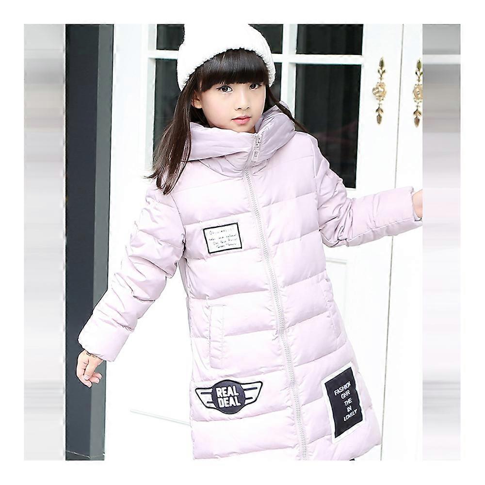 Winter Thick Warm Slim Middle Long Girl Down Coat