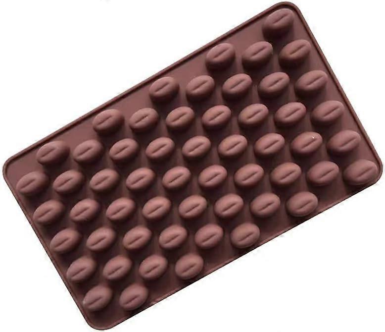 Ice cube mold fun shapes silicone polygon ice cube (coffee beans)