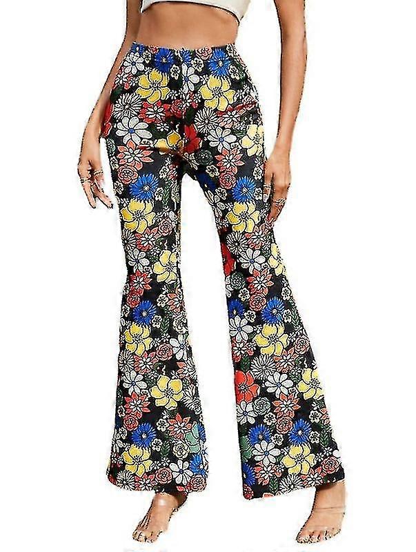 Women's Trousers Retro Flared Trousers Boho Flared Trousers For Carnival
