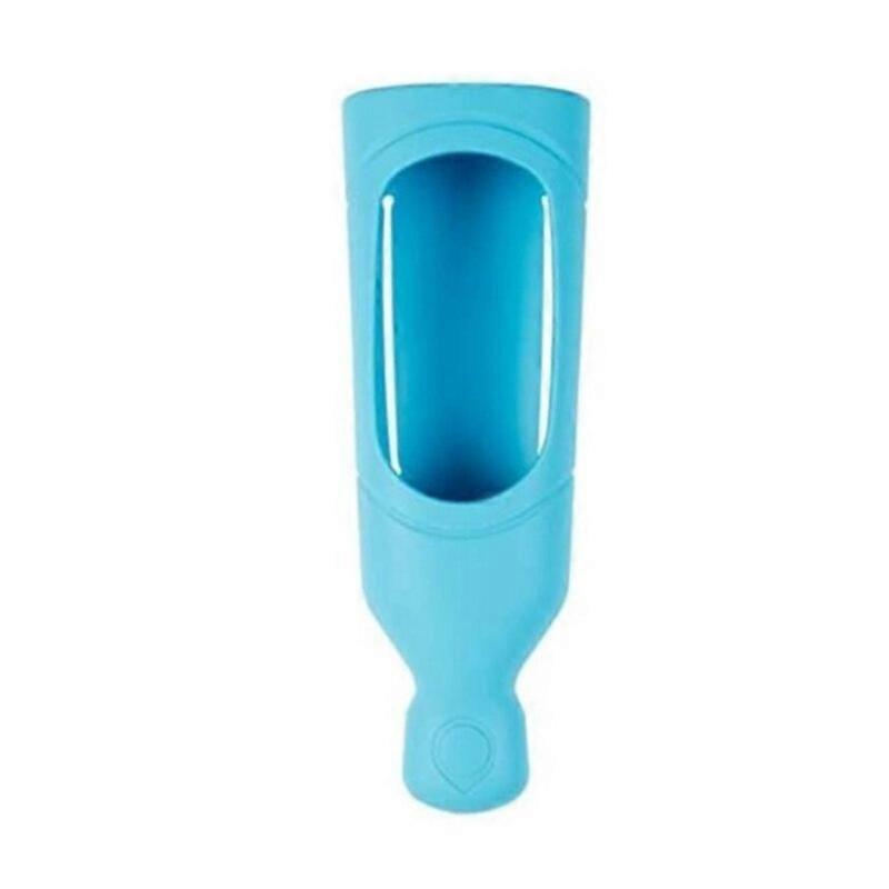 Silikon-Dusch-Squeeze-Flasche Wandmontierter Duschspender-Organizer für Duschgel-Shampoo-Seifenflaschen Blue