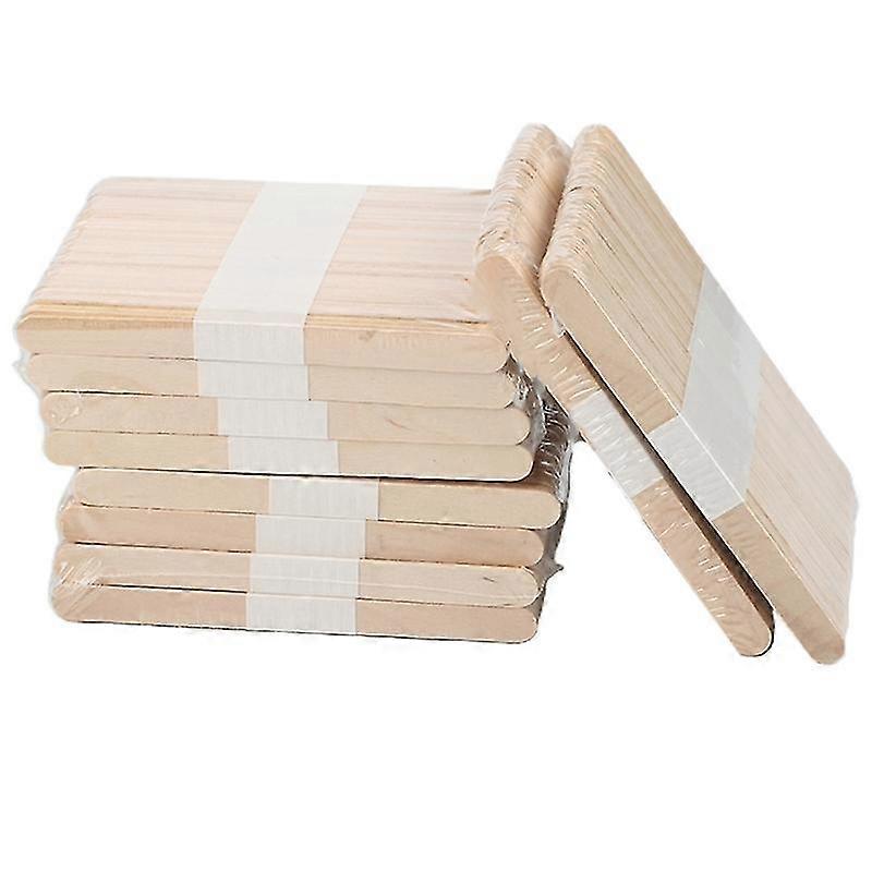 Φυσικές ξύλινες Popsicle Sticks τροφίμων βαθμού Craft Popsicle σπιτικές προμήθειες χειροτεχνίας