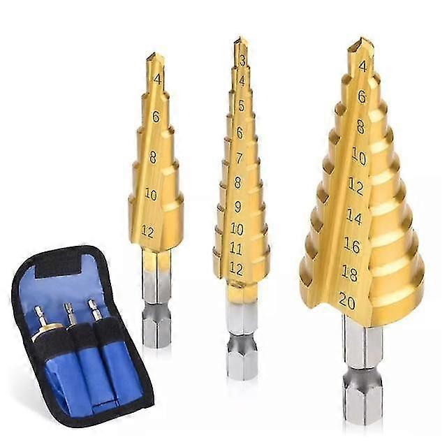 3pcs Straight Groove Step Tools Set