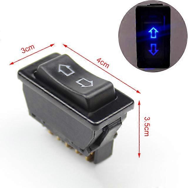 Universal Car Electric Power Control Window Switch Button Cover Lifter Controller Window 5 Pins Regulator Switch Car Accessories