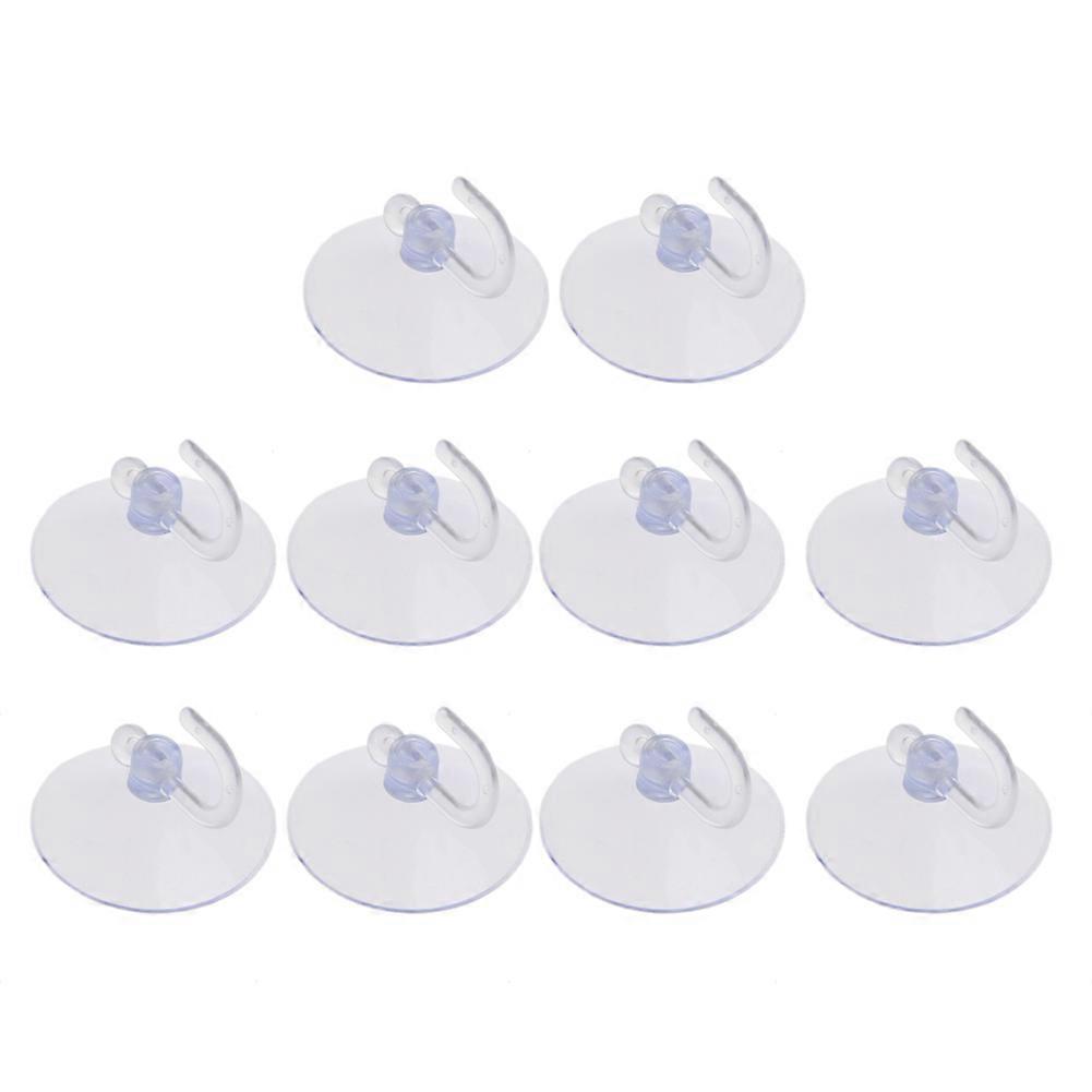 Suction Cup Hooks 10Pcs Glass Window Wall Dormitory Closet Storage