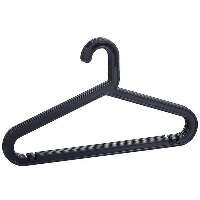 10PCS Household Non-marking Plastic Hanger, Non-slip and Multifunctional