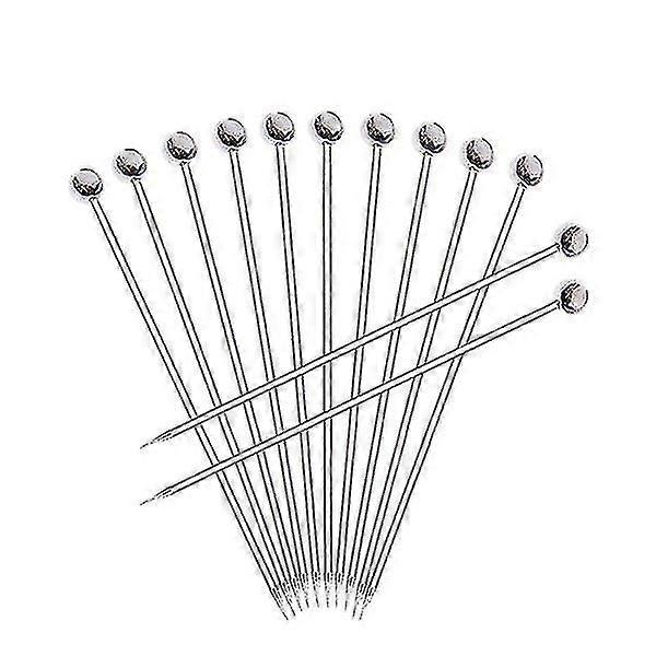 Fruit Fork Acero inoxidable Cocktail Stick Fruit Stick Palillo de dientes