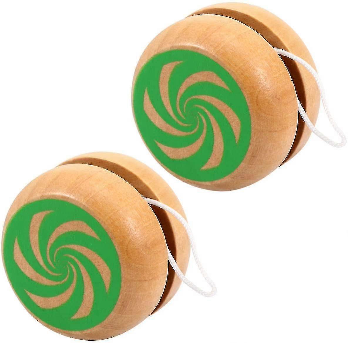 2-pack yoyos i trä