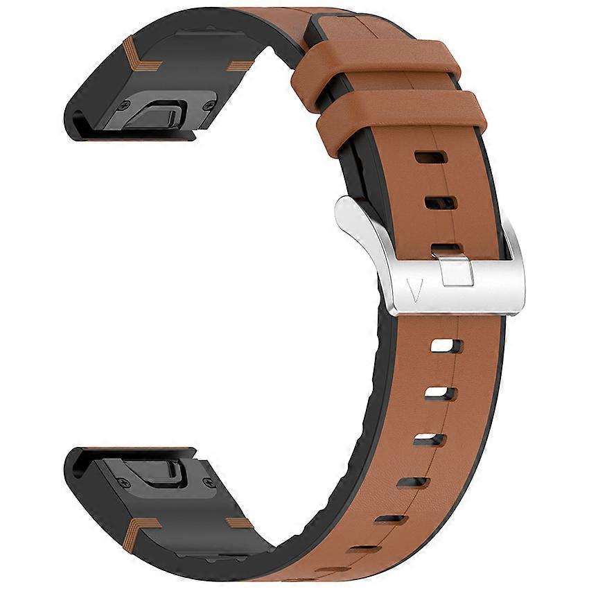 Watch Strap Leather Strap Patch Leather Strap Accessories for Garmin 22MM
