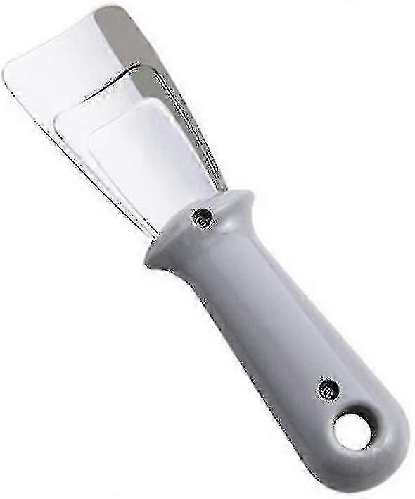 Refrigerator Ice Scraper Freezer Scraper Stainless Steel Small Ice Remove Cleaner With Handle Gray-yujia