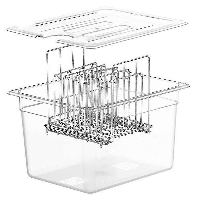 Contenitore Sous Vide Con Coperchio E Griglia - 11 Litri, In Policarbonato Senza BPA, Per Cottura Precisa