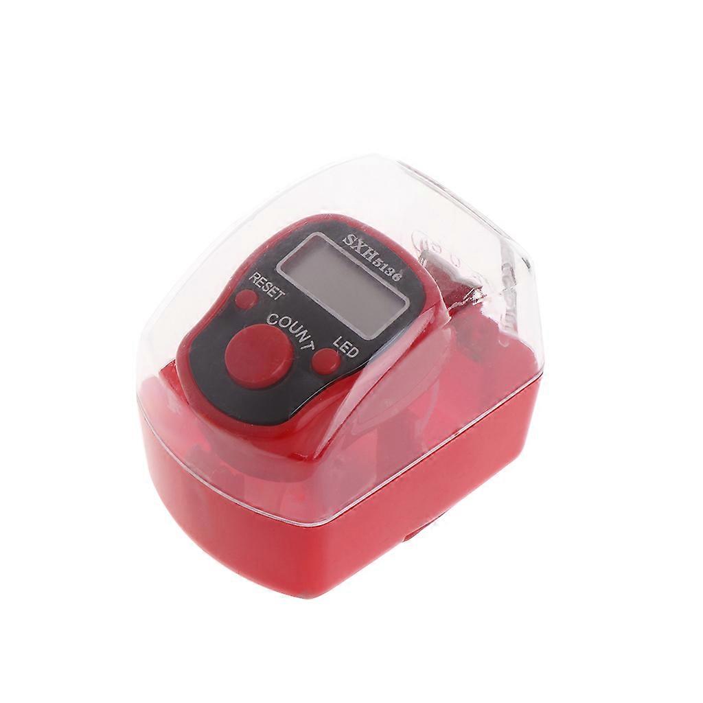  Digit LCD Electronic Digital Display Finger Hand Tally Counter Counting Reset