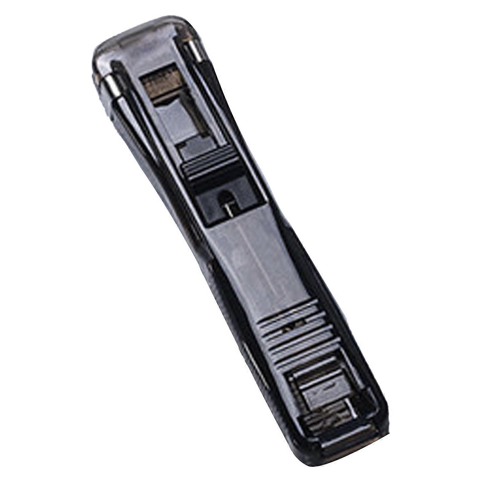 Paper Clam Multi Purpose Practical Time Saving Durable Handheld Paper Clip Dispenser for Document Notes Black