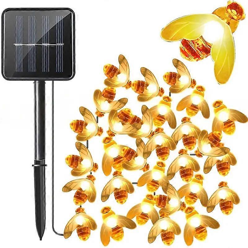 Nnetm Buzzing With Holiday Magic: Christmas Honey Bee Fairy Lights Awo45959
