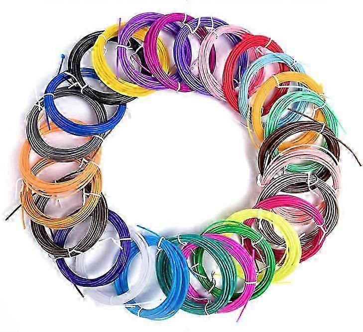 30 Colors PLA 3D Printing Pen Filament Refills
