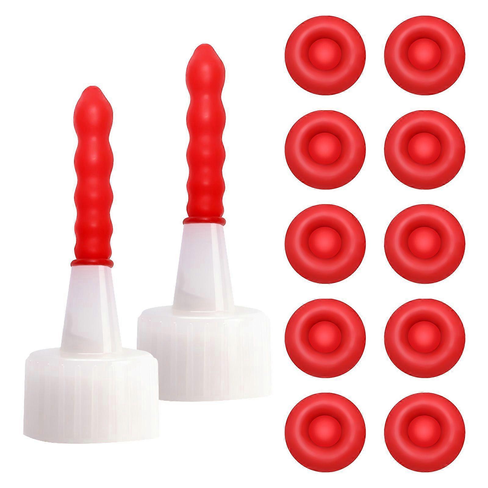 100Pcs Caulk Red Caulk Saving Caulk Saver for Sealing and Preserving
