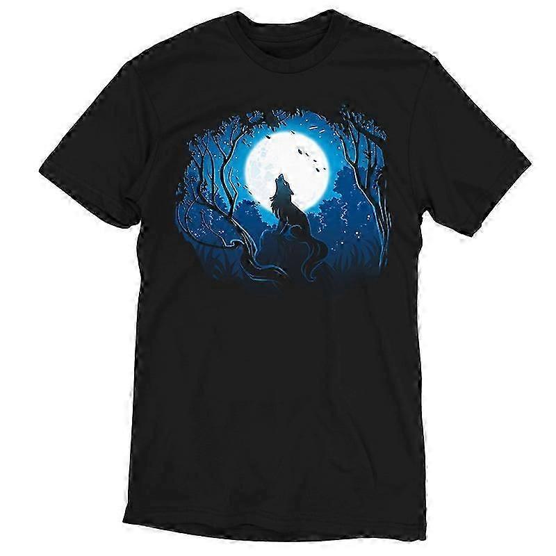 Tricou Moonlight Wolf Design retro